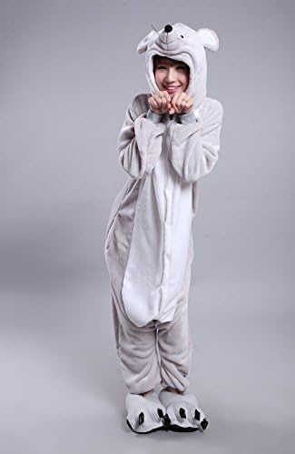 EDENOLO(TM) Chinese Zodiac Genuine Kigurumi Girl Fancy Dress Cosplay Costume Pajamas (M(Suitable Height：158-168CM), Rat)