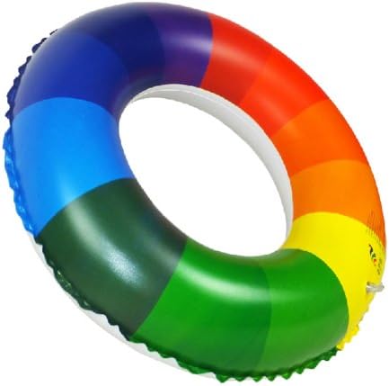 Sr34 Environmental Children Swimming Laps Inflatable Colorful Swim Ring