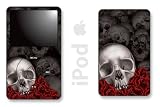 New Apple iPod Nano 3rd Gen Protective Skin, fits all 3G - 4,8gb 3rd Generation Models - Bonecollector Black