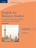 English for business studies : a course for business studies and economics students