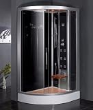 Steam Shower With 6 Tempered Safety