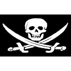 Yantec Flagge Pirat mit S�bel 90 * 150 cm Fahne