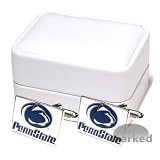Penn State Nittany Lions NCAA Logo'd Executive Cufflinks w/ Jewelry Box Cuf5PD-PSU-SL