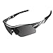 Ewin E02 Polarized Sports Sunglasses with 5 Interchangeable Lenses for Men Women Golf Baseball Volleyball Fishing Cycling Driving Running Glasses