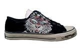 Men's Ed Hardy Streetwise Lowrise Tiger Athletic Shoe in Black