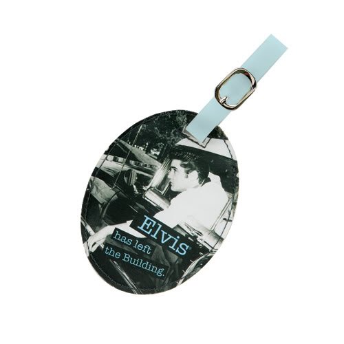 Elvis Presley Has left the Building Retro Luggage Tag