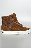Supra The Skytop Sneaker in Brown Suede,Sneakers for Men