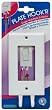 Plate HookR Single Wall Switch Plate with 2 Hooks - White