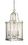 Hudson Valley Lighting 1315-PN Mansfield Four Light Hanging Pendant with Chain Stem Finish: Polishe