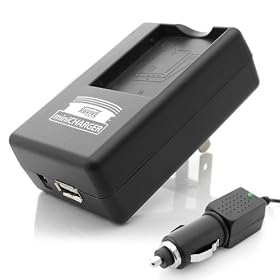 PRO SERIES Equivalent SONY BC-TRM Charger for NP-FM50 / NP-QM Battery used with SONY CCD-TRV740 / TRV418 / TRV108 and More. Features USB Port for Charging USB Enabled Devices.
