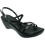 Donald J Pliner Cae Ladies Sandals with Platform Black by Donald J Pliner