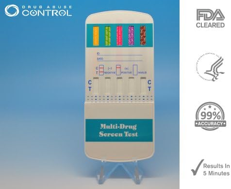 Instant Drug Test for 10 Different Drugs - AMP, COC, BZO, OPI, THC, PCP, BAR, MAMP, TCA and MTD
