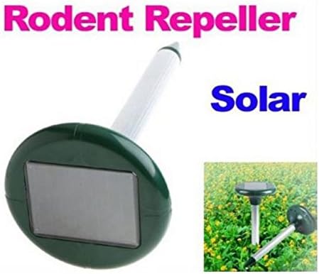 SOLAR RODENT REPELLER Home &amp; Garden Yard Solar Power Outdoor Mouse Mice Mole Rodent Repeller Pest Repeller