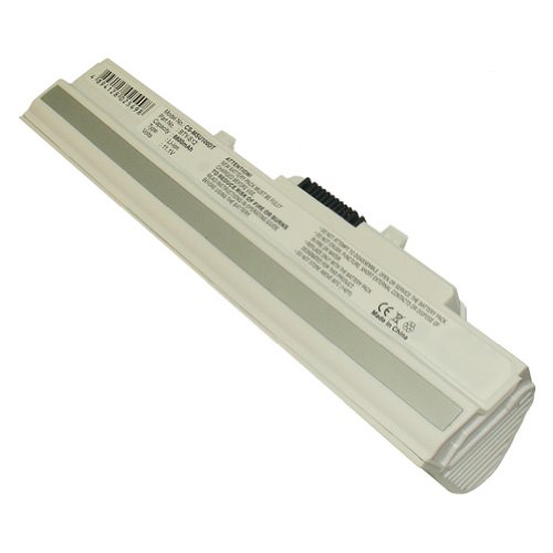 Bluetrade Akku f&uuml;r Advent 4211/LG X110/Akoya Mini E1210/MSI U100 (11.1V, 6600mAh) wei&szlig;