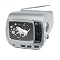 Coby 5" Portable Black and White TV with AM/ FM Radio - CXTV6