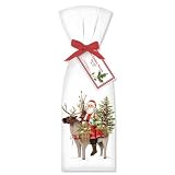Santa Reindeer Towel Set