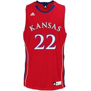 adidas Kansas Jayhawks Men's Replica Basketball Jersey Large