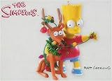 Click for larger image of Carlton Cards Heirloom Bart Simpson & Santa's Little Helper Christmas Ornament