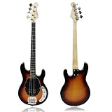 MSB-S1 4 String Electric Bass Guitar-Sunburst