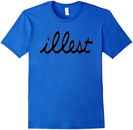 Men's Il-lest shirt - ill-est mens shirt - Celebrate Music day Medium Royal Blue
