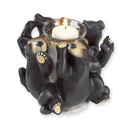 Dancing Bears Candle Holder