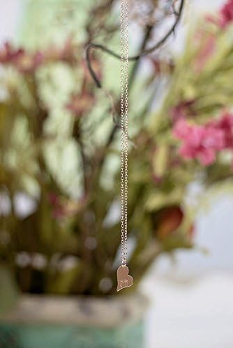 Gold Filled Heart with Baby Feet Necklace - Hand Stamped Baby Feet Necklace - Pregnancy Announcement Necklace - Baby Feet Jewelry