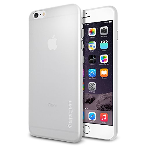 iPhone 6 Plus Case, Spigen® [AirSkin] Ultra-Thin [Soft Clear] Premium Lightweight / Exact Fit / NO Bulkiness Hard Case for iPhone 6 Plus (2014) - Soft Clear (SGP11157)