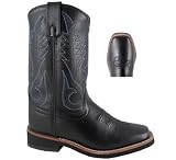 Judge Leather Square Toe Western Boot