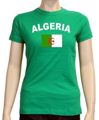Algerien T-Shirt girly grün, Gr.S