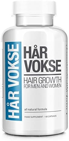 Har Vokse Natural Hair Loss and Regrowth Supplement for Men and Women - 60 Capsules by Har Vokse