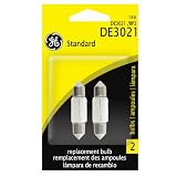 GE DE3021 3w 14v T2.25 Festoon Light Bulb (2 pack)
