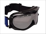 Divine FROST Snow Goggles - Shiny Glass Frame/Silver Flash Smoke Lens