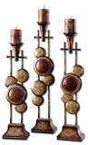 Circle Cluster Candleholders Set of 3