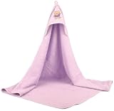 Baby Badetuch Handtuch Kapuzenhandtuch Frottee Lila
