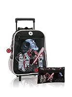 Star wars Mochila trolley + Estuche Star Wars (Negro)