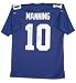 Eli Manning New York Giants Autographed Authentic Reebok Jersey with Super Bowl XLII MVP Inscription