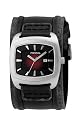 Fossil Gents Trend, JR9498, Black Leather Strap, Black Dial
