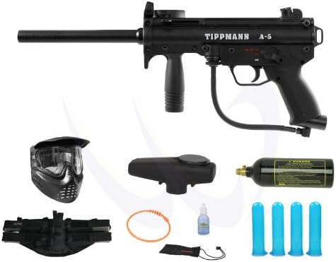 TIPPMANN A5 A-5 Paintball Marker Gun eGrip Player Combo Package Set