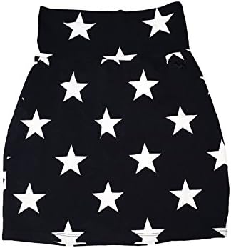 Victoria Secret PINK Black Mini High Wist Skirt with Stars (X-small)