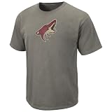 NHL Phoenix Coyotes Big Time Play Short Sleeve Pigment Dye Tee (Pigment Pepper, Medium)