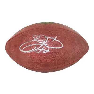 EMMITT SMITH DALLAS COWBOYS HALL OF FAME SIGNED AUTOGRAPHED FOOTBALL MATCHING HOLOGRAMS NUMBERS AND COA