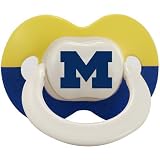 Michigan Wolverines Two Tone Logo Pacifier