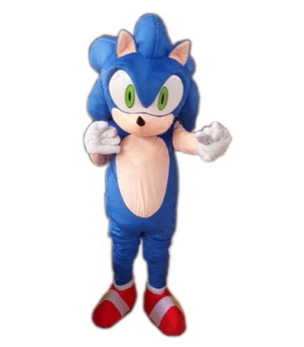 Professional Hedgehog Sonic Mascot Costume Adult Halloween Costume Fancy Dress Outfit On Sale