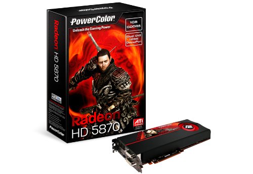 PowerColor ATI Radeon HD 5870 1GB GDDR5 PCIe Graphic Card AX5870 1GBD5-MDH