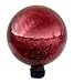 Echo Valley 8105 10-Inch Glass Gazing Globe, Red