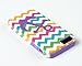 DandyCase 2in1 Hybrid High Impact Hard Nautical Anchor Colorful Chevron Pattern + Purple Silicone Case Cover for Apple iPhone 5S & iPhone 5 (not 5C) + DandyCase Screen Cleaner