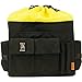 Ape Case Cubeze (ACQB 47) Flexible Padded Storage Bag; Removable & Adjustable Padded Inserts; Drawstring Closure; Hi-Vis Yellow Interior; Exterior Pockets for Accessories; Black