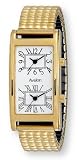 Avalon Men's World Traveler Dual Time Zone Gold Tone Expansion Band Watch # 7090-3FG2
