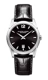 HAMILTON (ハミルトン) 腕時計 AMERICAN CLASSIC JAZZMASTER SLIM 40mm ブラックダイヤル カーフ H38515735 メンズ[正規輸入品]の画像