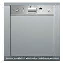 Bauknecht GSIK 6518/1 IN Integrierbarer Einbaugeschirrsp&uuml;ler Edelstahl / AAA / Wasserverbrauch: 12 L / Energieverbrauch: 1.05 kWh / Schallleistung: 48 dB / 60 cm